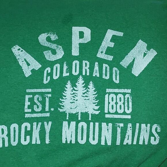 Aspen Colorado Rocky Mountains shirt M - Picture 2 of 3
